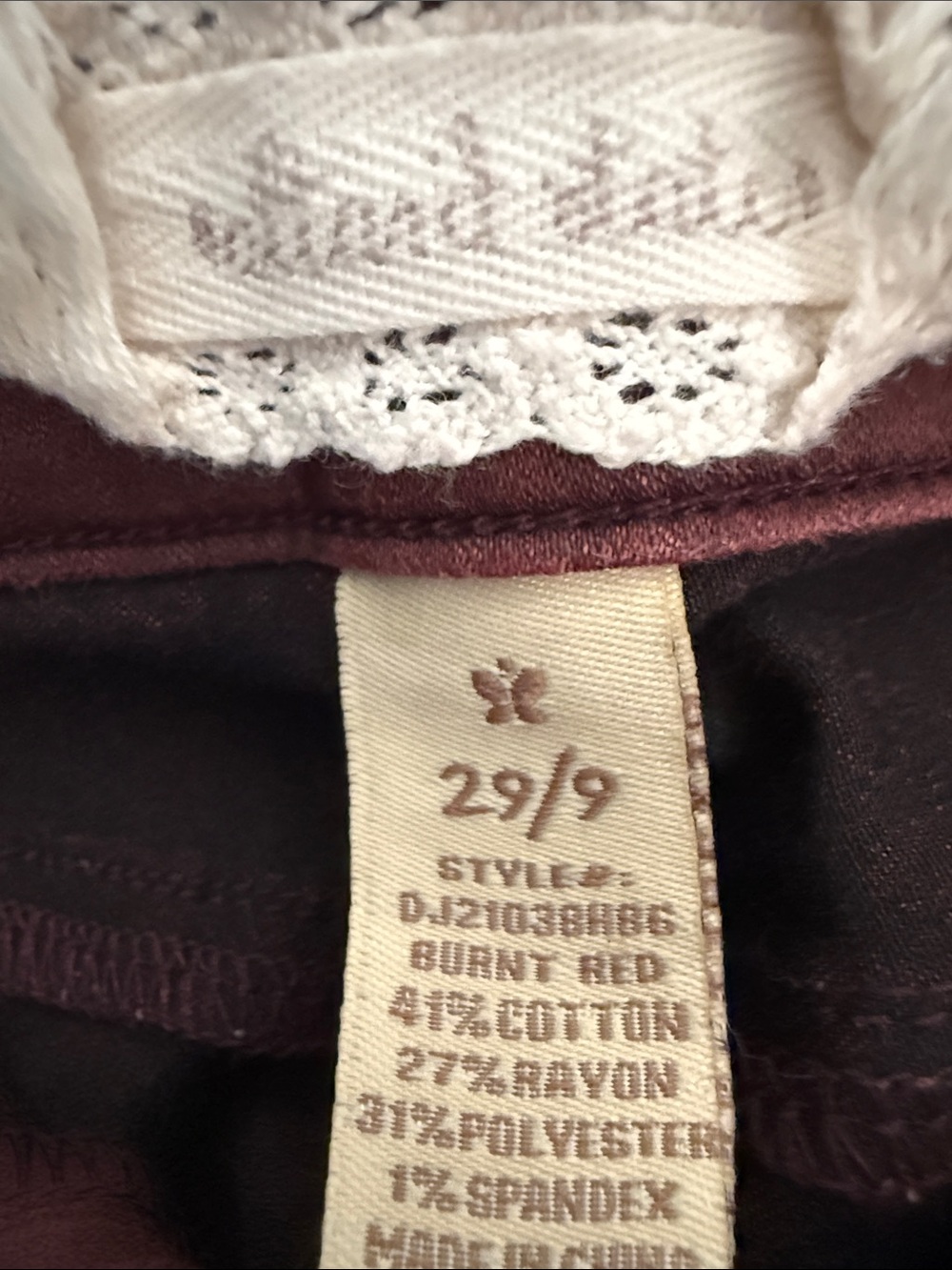 Altar’d State Burnt Red Jeans